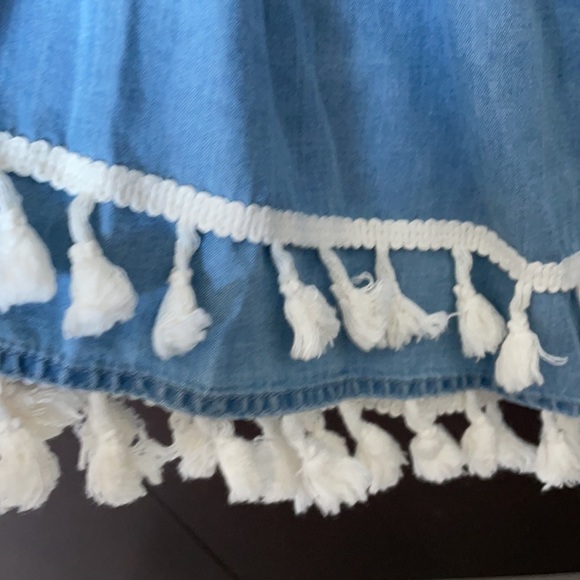 Bagatelle collection denim Boho top. - Picture 3 of 7